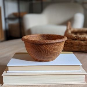 Vintage Teak Wood Bowl